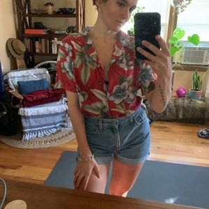 Vintage Tommy Bahama Button down Hawaiian shirt